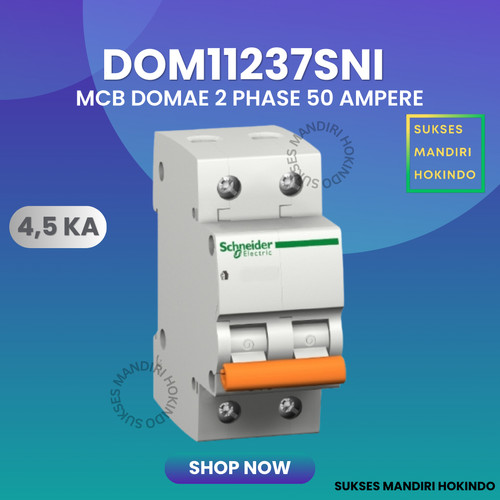 MCB Domae 2P 50A 2 Phase 50 Ampere 2 pas 50 amper Original SNI 100%