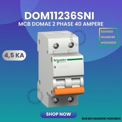 MCB Domae 2P 40A 2 Phase 40 Ampere 2 pas 40 amper Original SNI 100%