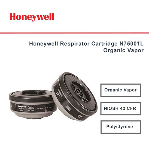 Honeywell Respirator Cartridge Organic Vapor N75001L