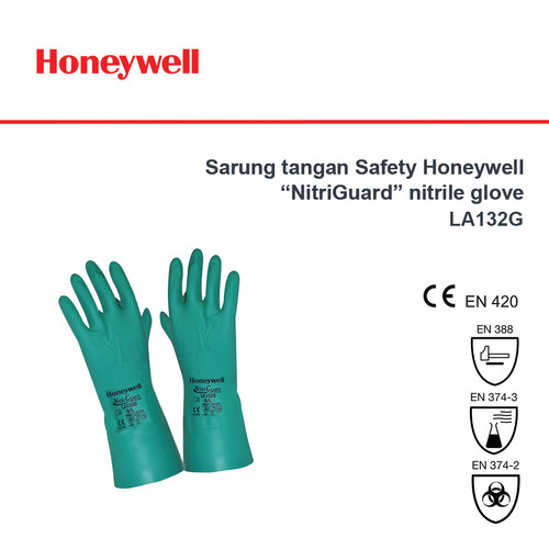 Sarung Tangan Safety (Food Grip) Nitrile Honeywell NitriGuard LA132G