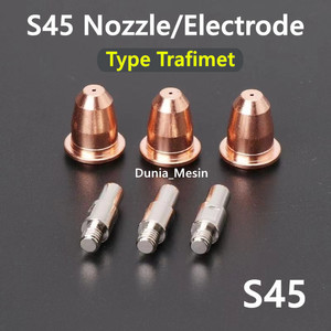 Trifamet S45 Plasma Cutting Nozzle PD0116-08 Electrode PR0110 0.8 45A