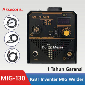 ANDIS MIG-130 Mesin Las Flux Core Welding Machine Inverter Travo