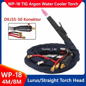 Tig Argon WP-18 Euro Water Cooler Pendingin Air Stang Torch WP18 4M 8M