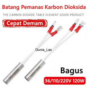 Batang Pemanas Karbon Dioksida CO CO2 36V 110V 220V Heating Rods Parts