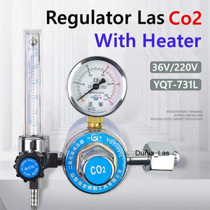 Regulator Las CO2 Pemanas Gas Karbon Dioksida Heater CO 36V 220V Volt