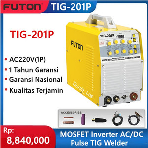 FUTON TIG-201P Mesin Las Inverter Pulse TravoTIG Argon AC/DC 201P 200A