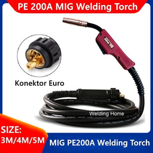 Tipe Panasonic Euro 200A Mig Stang Las Torch CO CO2 3M 5M 3 4 5 Meter