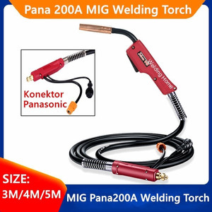 Tipe Panasonic 200A Mig Stang Las Torch CO CO2 3M 4M 5M 3 5 Meter SET