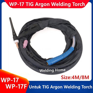 Stang Las Argon WP17 WP17F TIG Torch WP-17 WP 17 17F 4M 8M 4 Meter SET