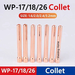 WP17 WP18 WP26 Collet Tig Argon Las Torch 1.6mm 2.0mm 2.4mm 3.2mm WP