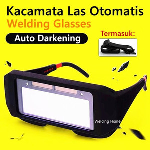 Kacamata Las Otomatis Gelap Auto Dark Welding Glasses Goggle Kaca Mata