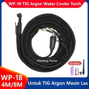 WP-18 Stang Las TIG Argon Water Cooler Welding Torch WP18 4M 8M 4Meter