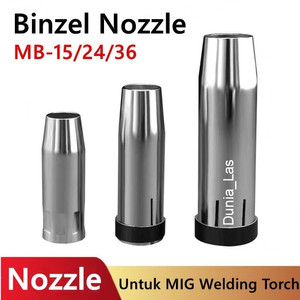 5pcs MB15 MB24 MB36 Nozzle Nozle Nosel CO2 MIG Las Welding Torch Binze