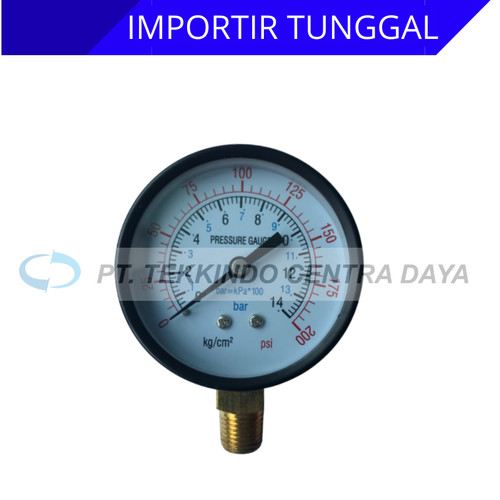 Pressure Gauge PK/PUK - Kompresor Puma 1HP - 20HP