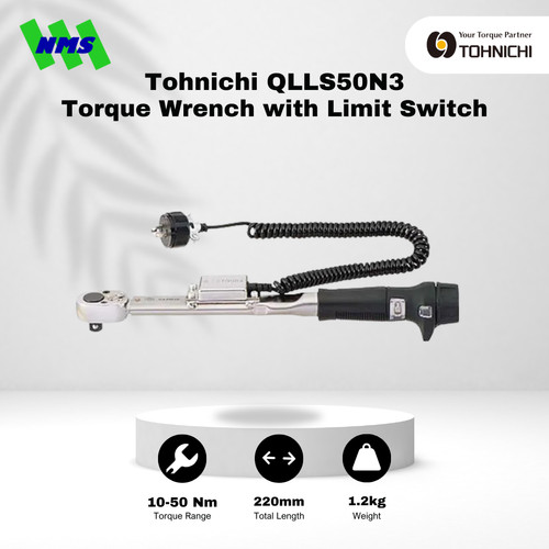 Tohnichi Wrench with Limit Switcs QLLS50N3 10-50 Nm