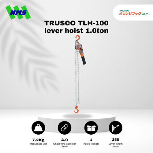 Chain Block TRUSCO TLH-100 Lever Hoist with Switch 1 Ton