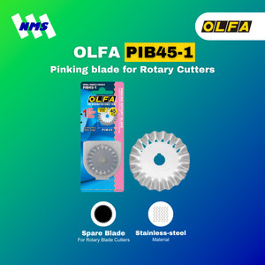 Refill Pisau OLFA PIB45-1 Pinking blade for Rotary Cutters RTY Ori