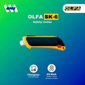 OLFA SK-6 Safety Cutter Original Pisau Kater Pemotong