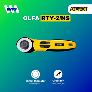 Alat Gunting Kain OLFA RTY-2/NS Rotary Cutter Pisau Cuter Bulat