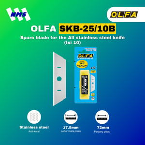 Refill Pisau OLFA SKB-2S/10B Spare Blade for SK Stainless Steel Knife