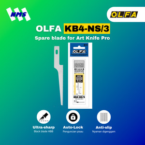 OLFA KB4-NS/3 Spare Blade For Art Knife Pro Original