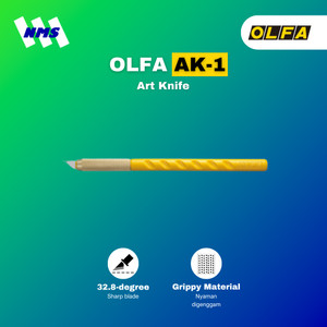 Pisau Ukir OLFA AK-1 Art Knife Cutter Kater Pola Kertas