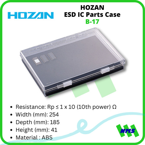 Storage Box HOZAN ESD IC Parts Case B-17