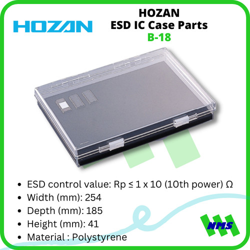 Storage Box HOZAN ESD IC Case Parts B-18