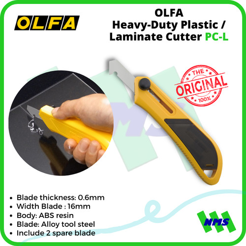 Pemotong Akrilik OLFA PC-L Heavy Duty Plastic Laminate Acrylic Cutter