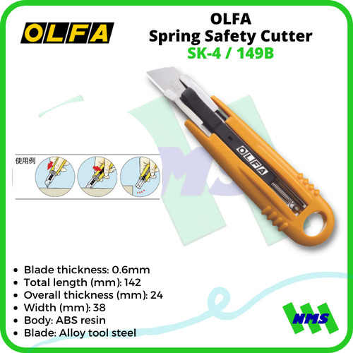 OLFA Spring Safety Cutter SK-4 / 149B