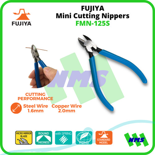 Tang Potong Kecil Mini Nippers 5 Inch 125mm FMN-125S FUJIYA Japan