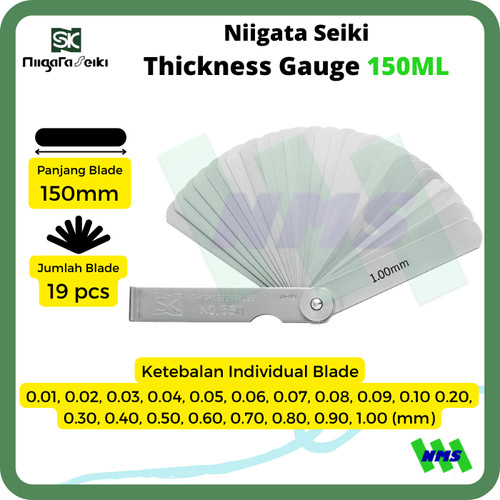 Niigata Seiki Thickness Gauge 150ML