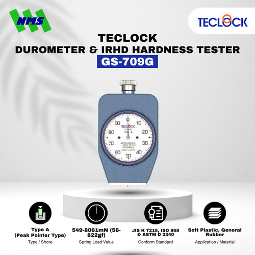 Alat Tes Kekerasan Teclock Durometer GS-709G Hardness Tester