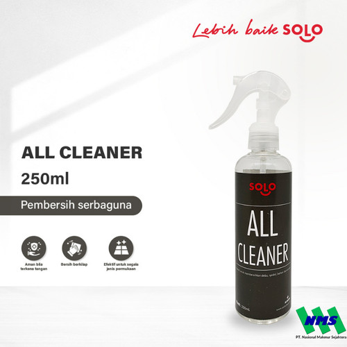 Pembersih Serbaguna Spray All Cleaner SOLO 250mL Untuk Semua Permukaan