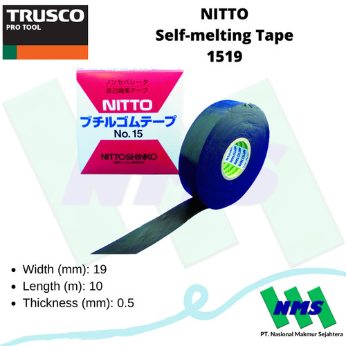 Lakban Karet NITTO Self-melting Tape 1519 377-6841