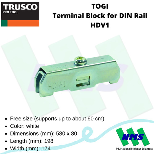 Terminal Block for DIN Rail TOGI HDV1 391-8661