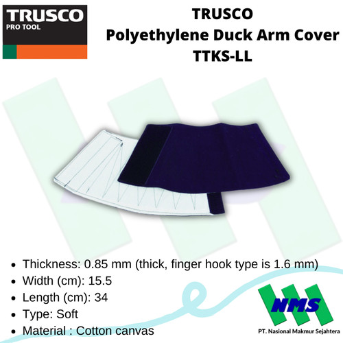 Wrist Arm Duck Cover TRUSCO Polyethylene TTKS-LL 487-5486