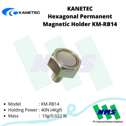 KANETEC KM-RB14 Hexagonal Permanent Magnetic Holder