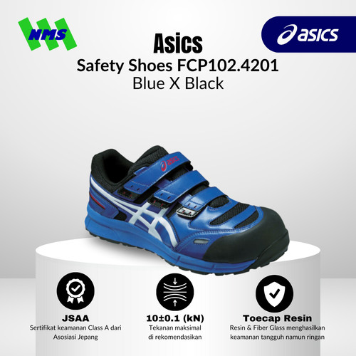 ASICS Protective Sneaker FCP102.4201 Sepatu Safety Velcro