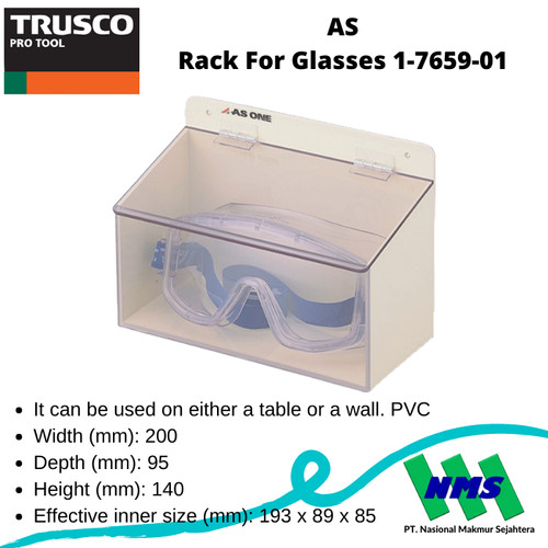 TRUSCO 818-8101 AS Rack For Glasses 1-7659-01