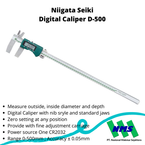 Niigata Seiki Digital Caliper D-500