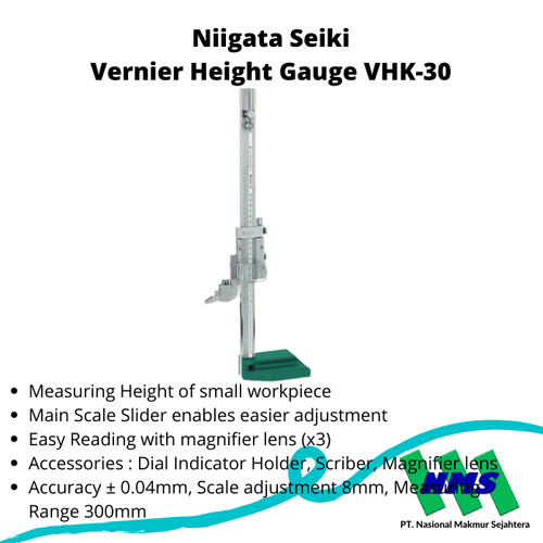 Niigata Seiki Vernier Height Gauge VHK-30