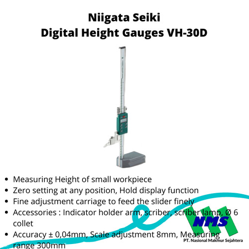 Niigata Seiki Digital Height Gauges VH-30D