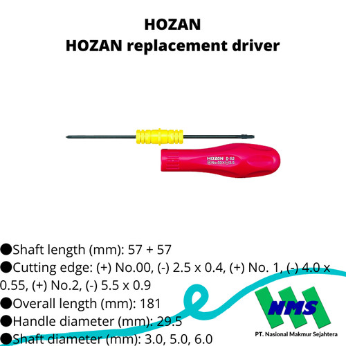 TRUSCO 407-3894 HOZAN replacement driver