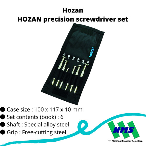 TRUSCO 344-8436 HOZAN precision screwdriver set D-20