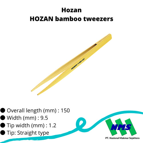 TRUSCO 274-3191 HOZAN bamboo tweezers P-860-150