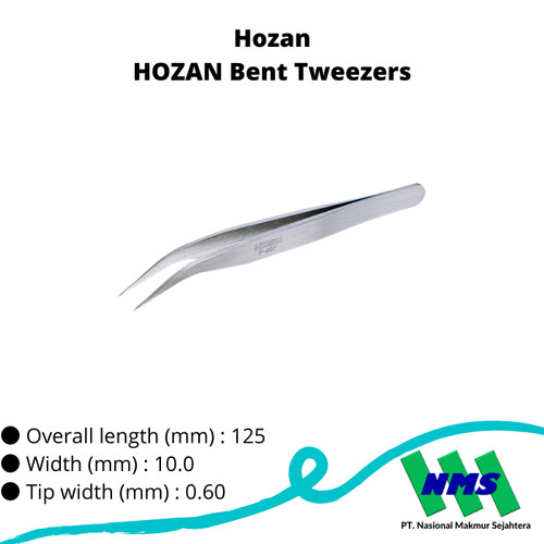 TRUSCO 120-5196 HOZAN Bent Tweezers P-887