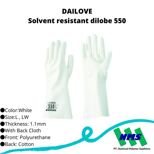 TRUSCO 324-7287 Solvent resistant dilobe 550