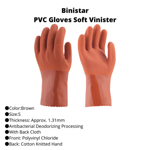 TRUSCO 398-5890 PVC Gloves Soft Vinister 650-S