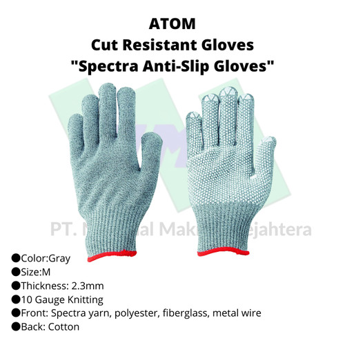 TRUSCO 293-4043 Cut Resistant Gloves "Spectra Anti-Slip Gloves"